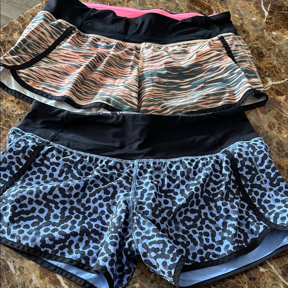 Lululemon Patterned Athletic Shorts Set - image 1
